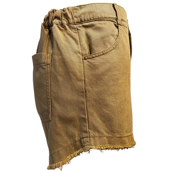 YFB Young Fabulous & Broke High-Waisted Shorts in Camel - Size L - Picture 5 of 10